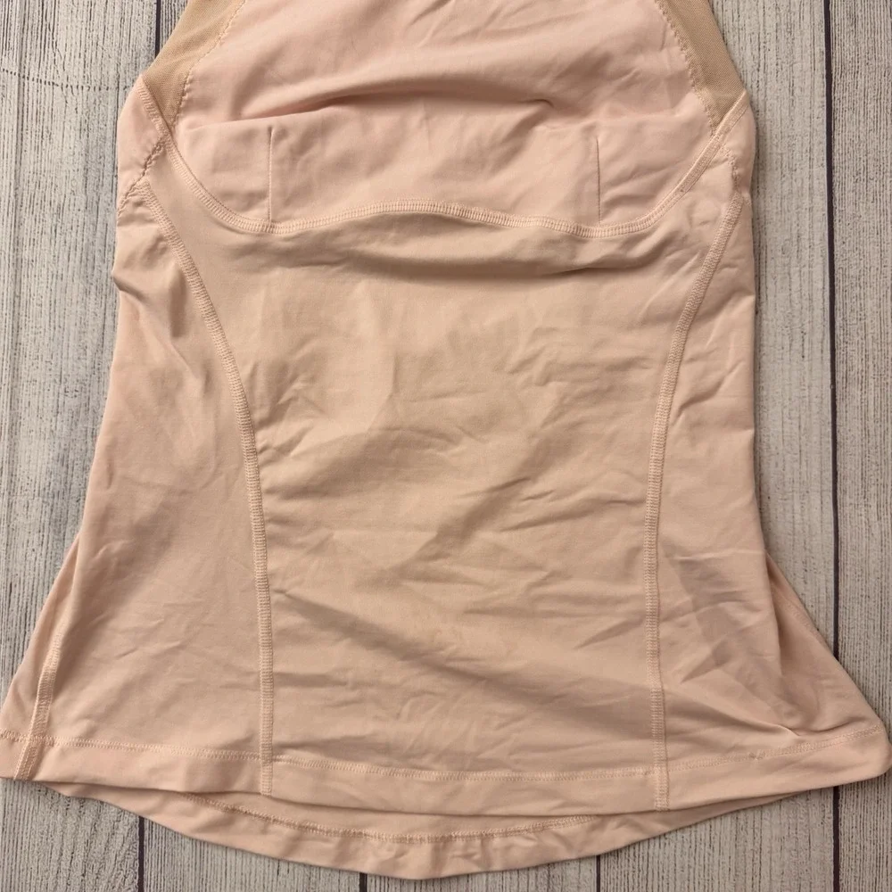 Lululemon Run Make It Count Tank Parfait Pink Size 6 Racerback Mesh Yoga